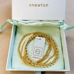 ✨Enewton 4-Piece Gold and Pearl Bracelet Set💕